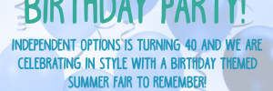 summer birthday fair balloon poster